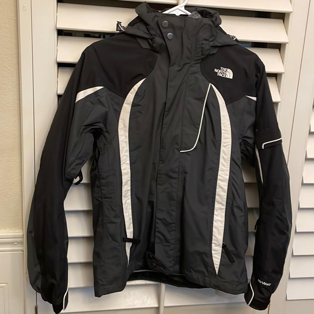 North Face Jacket Black / Dark Grey / White